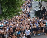 Pogledajte korteo Željinih Manijaka: Pjesma i navijanje kroz centar Sarajeva