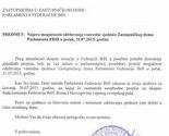 Za petak najavljena sjednica ZD Parlamenta FBiH, moguće razmatranje Prijedloga zakona o radu