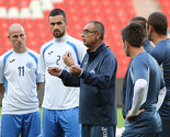 Željo odradio trening na stadionu Maurice Dufrasne, Baždarević zaželio sreću Plavima