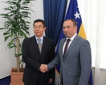 Ministar Crnadak primio u oproštajnu posjetu ambasadora Kine