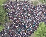 Snimke migranata iz vazduha prikazuju stvarni haos na granici