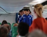 Nakon sinoćnjeg poraza: Zmajevi pozdravljeni aplauzom prilikom ulaska u avion