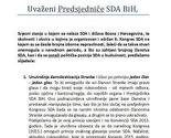 Pismo funkcionera SDA Bakiru Izetbegoviću: Uvaženi predsjedniče, stvari se moraju mijenjati
