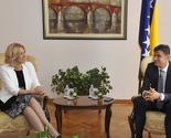 Počeo sastanak Fadila Novalića i Željke Cvijanović u Vladi FBiH