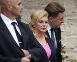 Grabar-Kitarović sa Čovićem ručala u restoranu Kibe