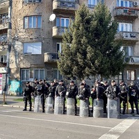 Ništa od okupljanja i kortea navijača Sarajeva, na zakazanoj lokaciji samo policija