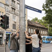 Trg Franje Tuđmana u Zagrebu simbolično preimenovan u Trg ahmićkih žrtava