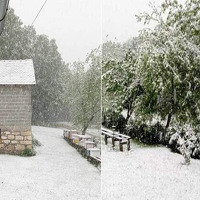Aprilski snijeg stigao u BiH: Zabijelilo se na sjeveru države