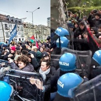 Propalestinski demonstranti u Italiji  prekinuli konferenciju provalivši u zgradu