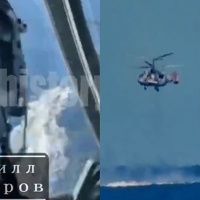 Rusi iz helikoptera pratili ukrajinski pomorski dron, gađali ga navodećim raketama