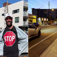 Muškarac sa znakom "stop" na majici zaustavljao autonomne automobile kompanije Waymo
