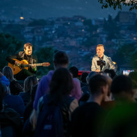 Na Žutoj tabiji upriličen koncert "Sarajevo World Music" u izvedbi Kenana Mačkovića i Mirze Redžepagića
