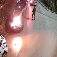 Sarajevo: Na Gorici zapaljen Passat, sigurnosne kamere sve snimile