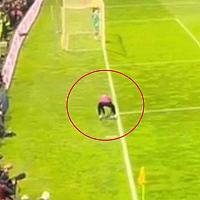 A video has surfaced showing a boy retrieving balls picking up Donnarumma's note with the Bosnian penalty kicks.