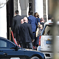 Donald Trump Jr. arrived at Banski Dvor for a panel discussion with business leaders from Republika Srpska.