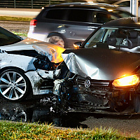 Sarajevo: Two people injured in a collision on the main traffic artery, significant material damage visible.