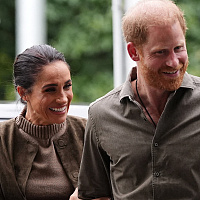 Prince Harry and Meghan Markle visited the Royal Children's Hospital in Melbourne.