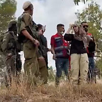 Footage of Israeli abuse of a Palestinian woman that led to Express's viral headline has been released.