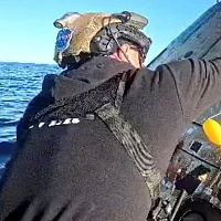 Watch the moment divers opened the hatch of the capsule containing the Artemis II mission astronauts.