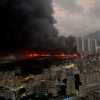Major fire at Chinese electric vehicle manufacturer's garage in Shenzhen, stocks immediately plummeted