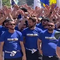 BH Fanaticosi usred Toronta pokazali ljudskost, skandirali "Palestina, Palestina"