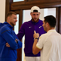 Nurkić posjetio Zmajeve u Salt Lake Cityju, poželio im je sreću u duelu sa Švicarskom