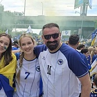 Sarajlija koji je doživio srčani udar tokom meča protiv Italije došao u Los Angeles bodriti Zmajeve
