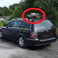 Ovo nije uobičajeno ni u BiH: Policija u Norveškoj zaustavila Passat s kompletnim auspuhom na krovu