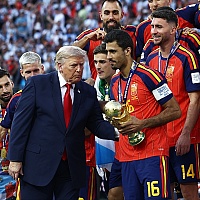 Trump uručio trofej prvaka svijeta Špancima, uslijedilo veliko slavlje Rodrija i saigrača