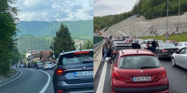 Saobraćajni kolaps od Sarajeva prema Konjicu, vozači tvrde da na autoputu čekaju i po tri sata