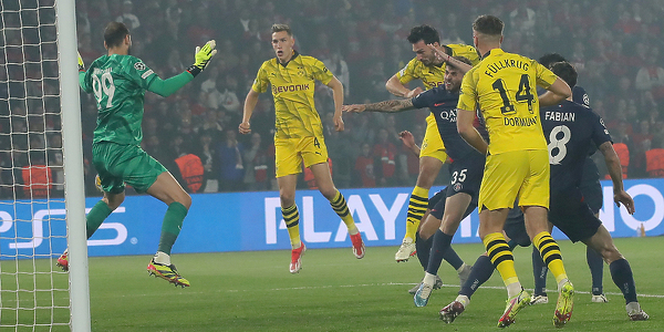 Tok utakmice: PSG - Dortmund 0:1