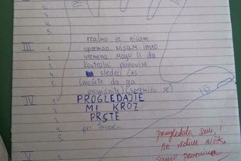 Domišljatost učenika nekada nema granicu: "Progledajte mi kroz prste"