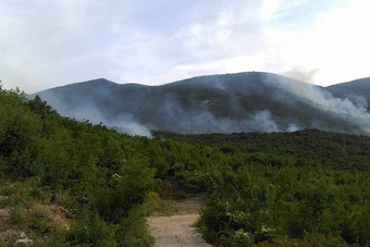 Vjetar nastavlja rasplamsavati požarišta iznad Trebinja