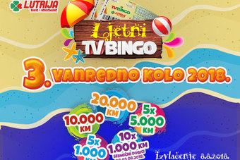TV BINGO obilježava 800. jubilej uz vrijedne novčane dobitke