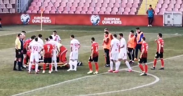Edin Rustemović nakon povrede završio u bolnici, sumnja se na potres mozga