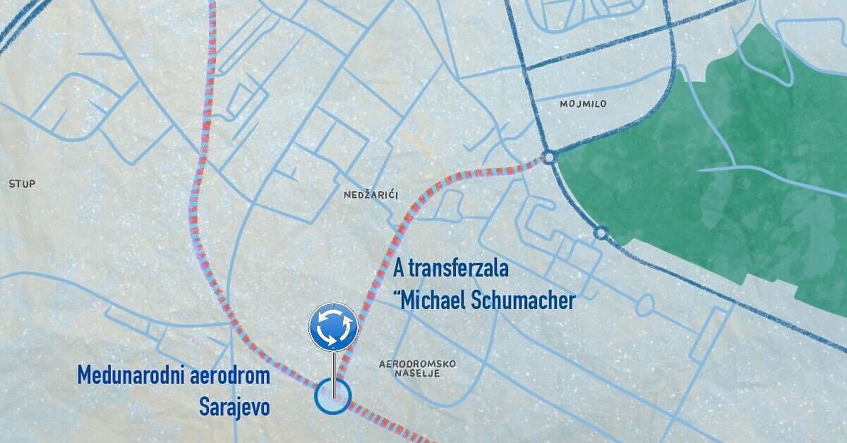 Transferzala 12. transverzala u Sarajevu: Planiran kružni tok kod aerodroma, a ...