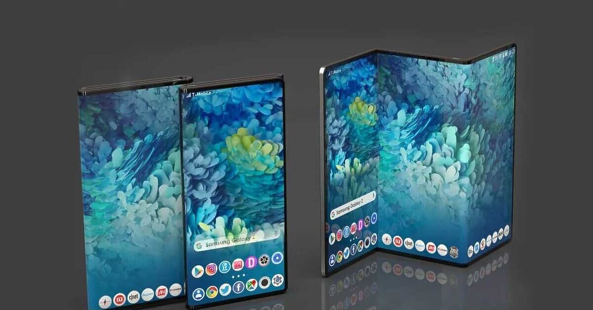 Samsung razvija smartphone na trostuki preklop