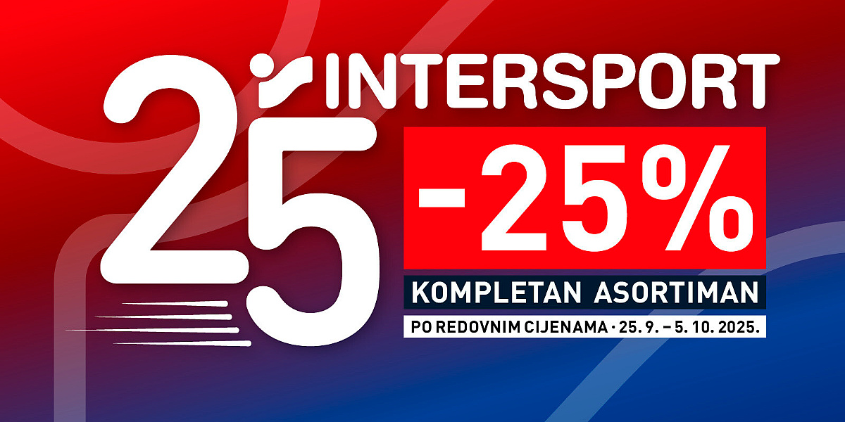 Intersport BH slavi 25 godina uspjeha uz 25% popusta