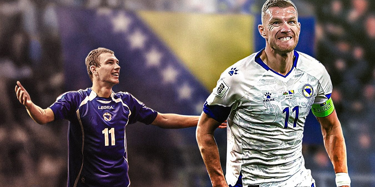 Čudesni Džeko ispisao historiju: Dugovječnost i klasa bez premca, 20 godina u nizu pogađa za BiH!