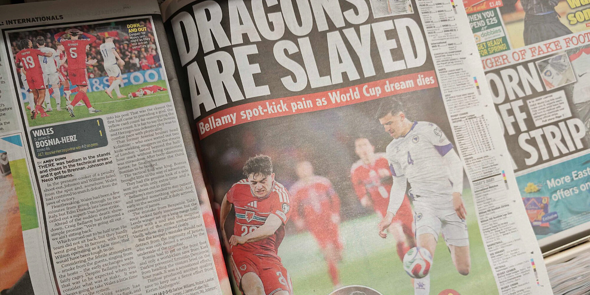 Mediji iz Velsa razočarani nakon ispadanja od BiH: 