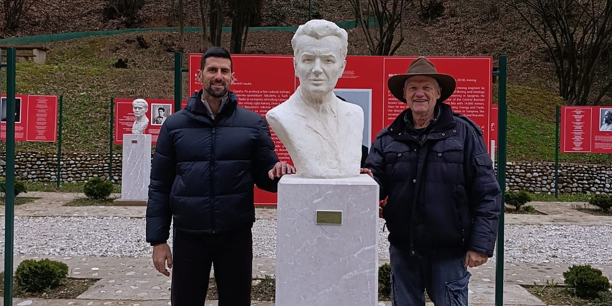Novak Đoković posjetio Visoko, sreo se s velikim prijateljem Semirom Osmanagićem