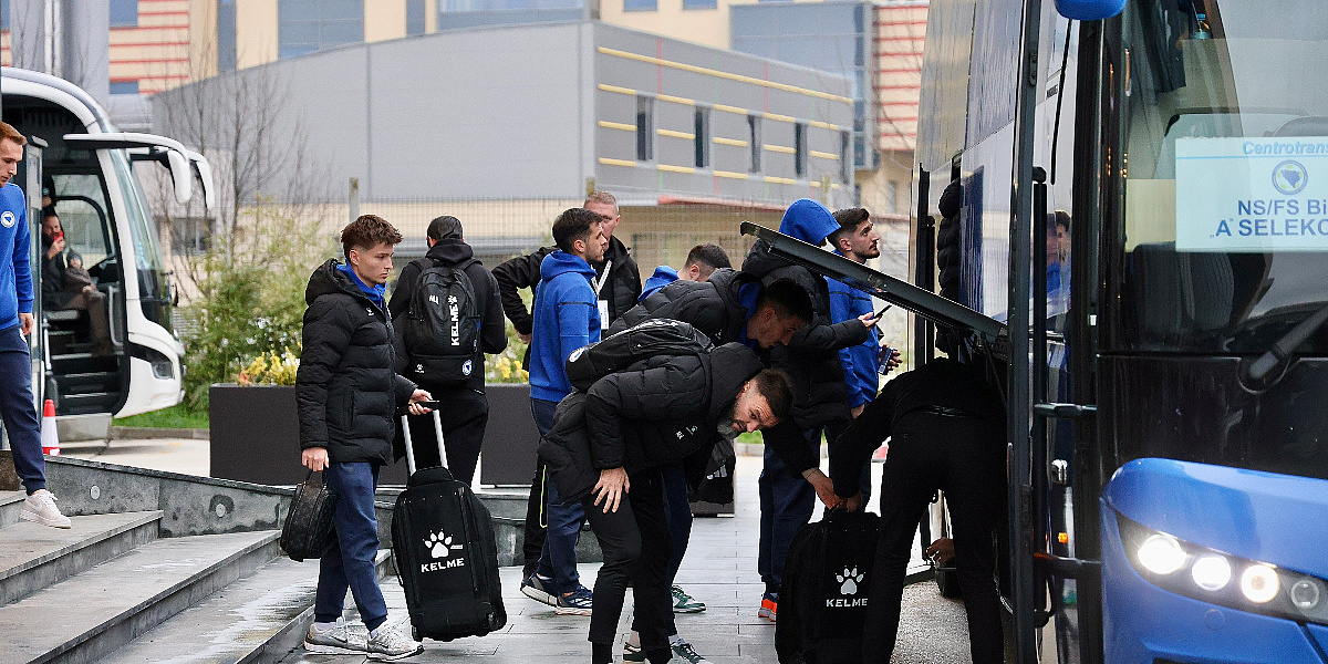 Nogometaši BiH krenuli s Ilidže u Zenicu na najvažniju utakmicu generacije