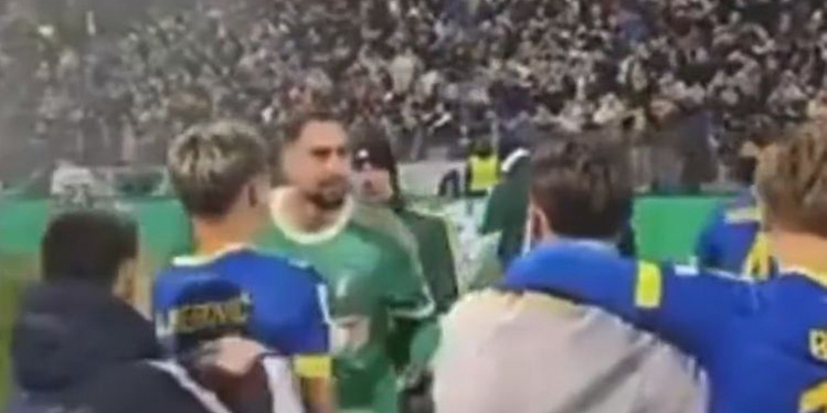 Pogledajte kako je Gigi Donnarumma nakon utakmice krenuo da se obračuna sa Amarom Dedićem