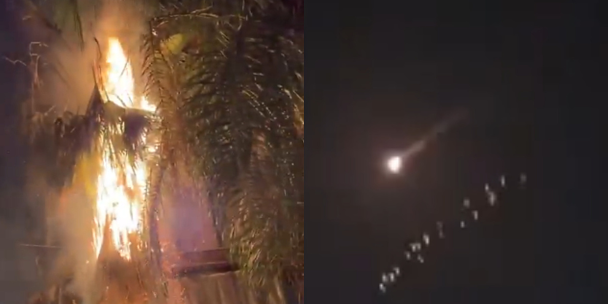 Iranski napadi izazvali haos od sjevera do juga Izraela: Uništeni objekti, brojni požari i nestanci struje