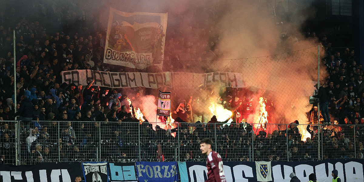 Manijaci podsjetili Horde zla na sukob na Bijambarama i zapalili im oduzete navijačke rekvizite