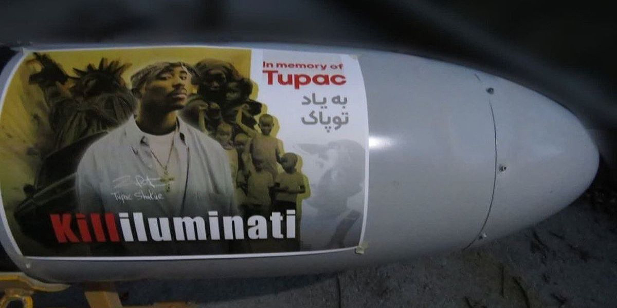 Iran na dronu Shahed oslikao lik Tupaca i poslao poruku koja nadilazi samu muziku