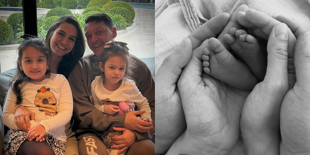 Mesut Özil treći put postao otac, supruga Amine na svijet donijela Elisu