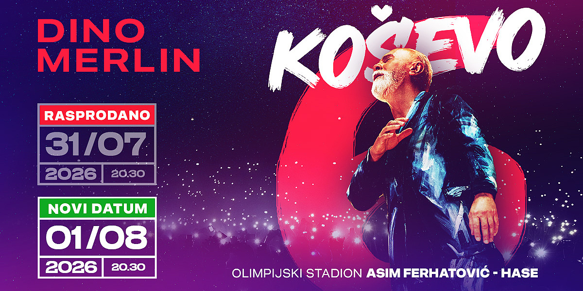 Ulaznice za šesto Koševo Dine Merlina u prodaji od ponedjeljka, 13. aprila