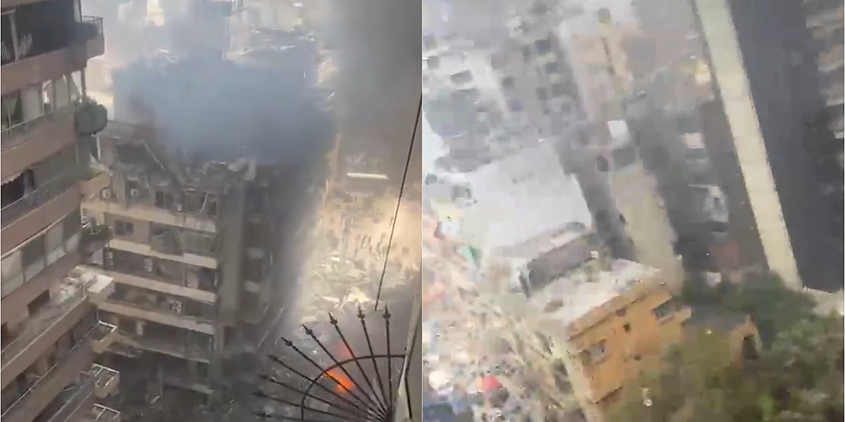 Izrael izvršio jedan od najvećih napada na Liban, pogođeno više od 100 meta: Šire se zastrašujući snimci iz Bejruta