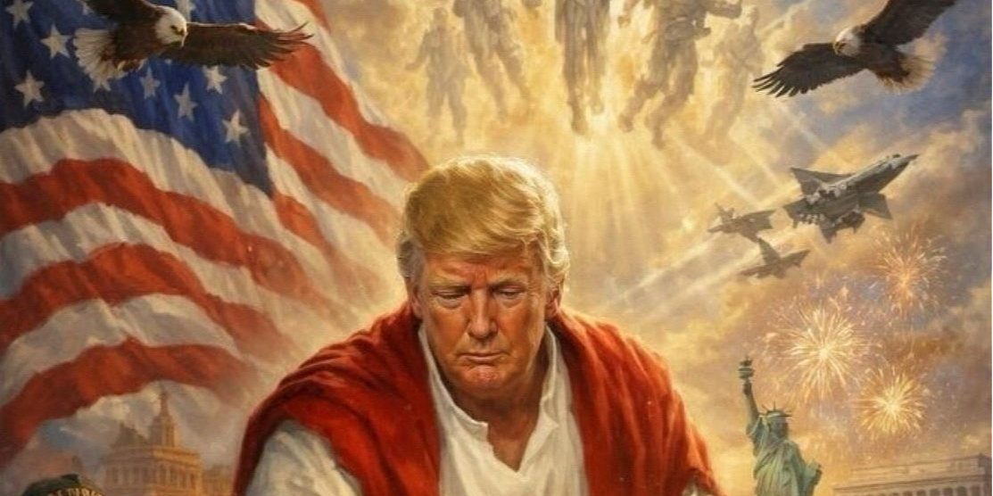 Trump se pravda zbog objave u kojoj izgleda kao Isus: 